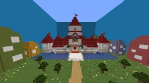 Télécharger Super Mario Peach's Castle pour Minecraft 1.14.3
