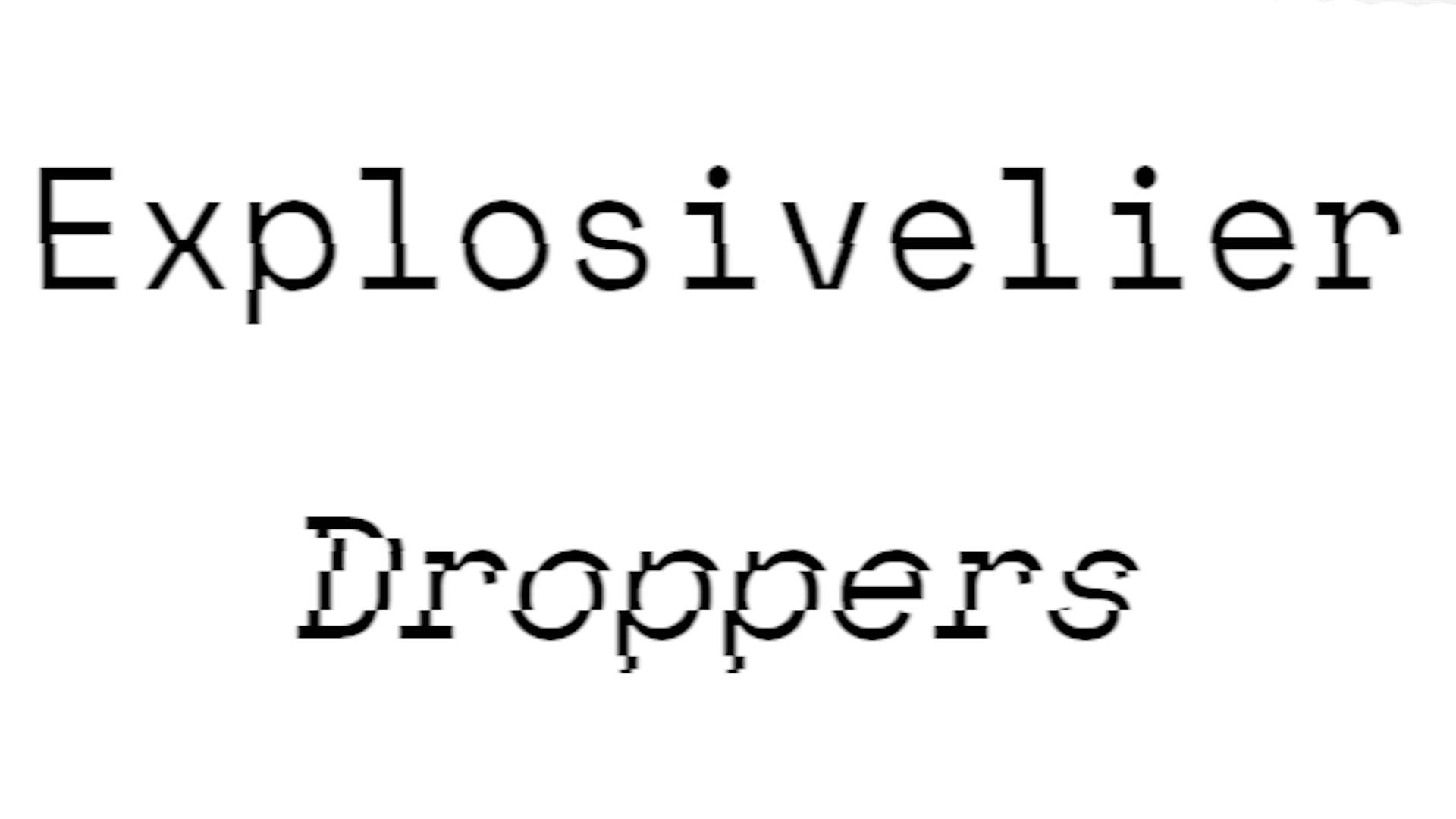 Télécharger Explosivelier Droppers pour Minecraft 1.16.3