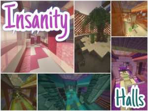 Télécharger Insanity Halls 1.0 pour Minecraft 1.19.4