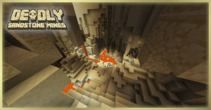 Télécharger Deadly Sandstone Mines 1.0 pour Minecraft 1.20.1