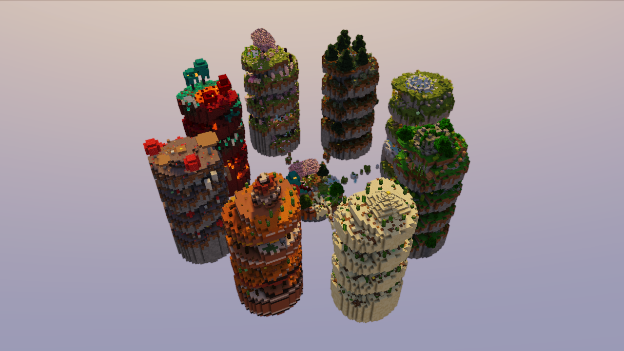 Télécharger Floating Biomes 1.0 pour Minecraft 1.20.1