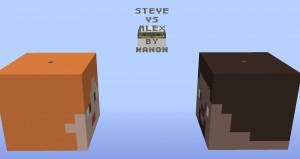 Télécharger Steve Vs Alex pour Minecraft 1.10