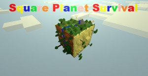 Télécharger Square Planet Survival pour Minecraft 1.10.2