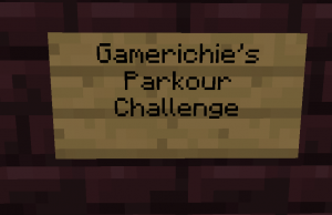 Télécharger Gamerichie's Parkour Challenge pour Minecraft 1.10.2