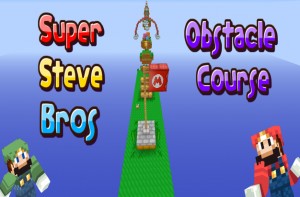 Télécharger Super Steve Bros Obstacle Course pour Minecraft 1.9