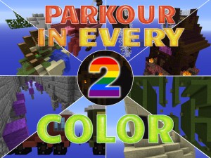 Télécharger Parkour In Every Color 2 pour Minecraft 1.8.9