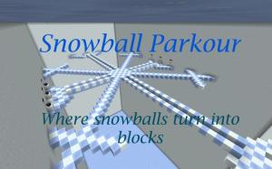 Télécharger Snowball Parkour pour Minecraft 1.8