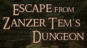 Télécharger Escape from Zanzer Tem's Dungeon pour Minecraft 1.7