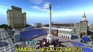 Télécharger Maidan Nezalezhnosti (Kiev, Ukraine) pour Minecraft 1.12.2