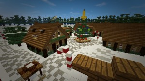 Télécharger Santa's Christmas Village pour Minecraft 1.12.2