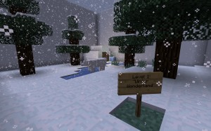 Télécharger A Winter Find the Button pour Minecraft 1.13.2