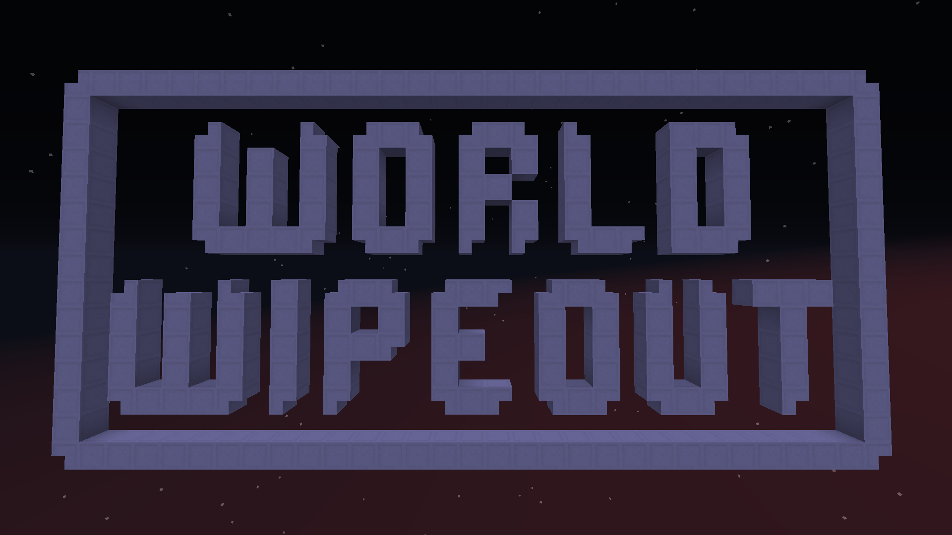 Télécharger World Wipeout pour Minecraft 1.13.2