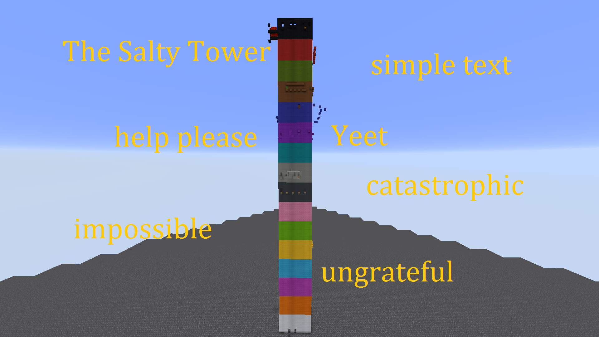 Télécharger The Salty Tower! pour Minecraft 1.14.3