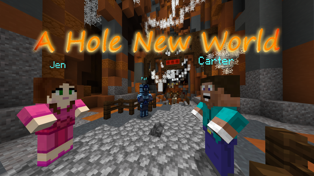 Télécharger A Hole New World pour Minecraft 1.14.4