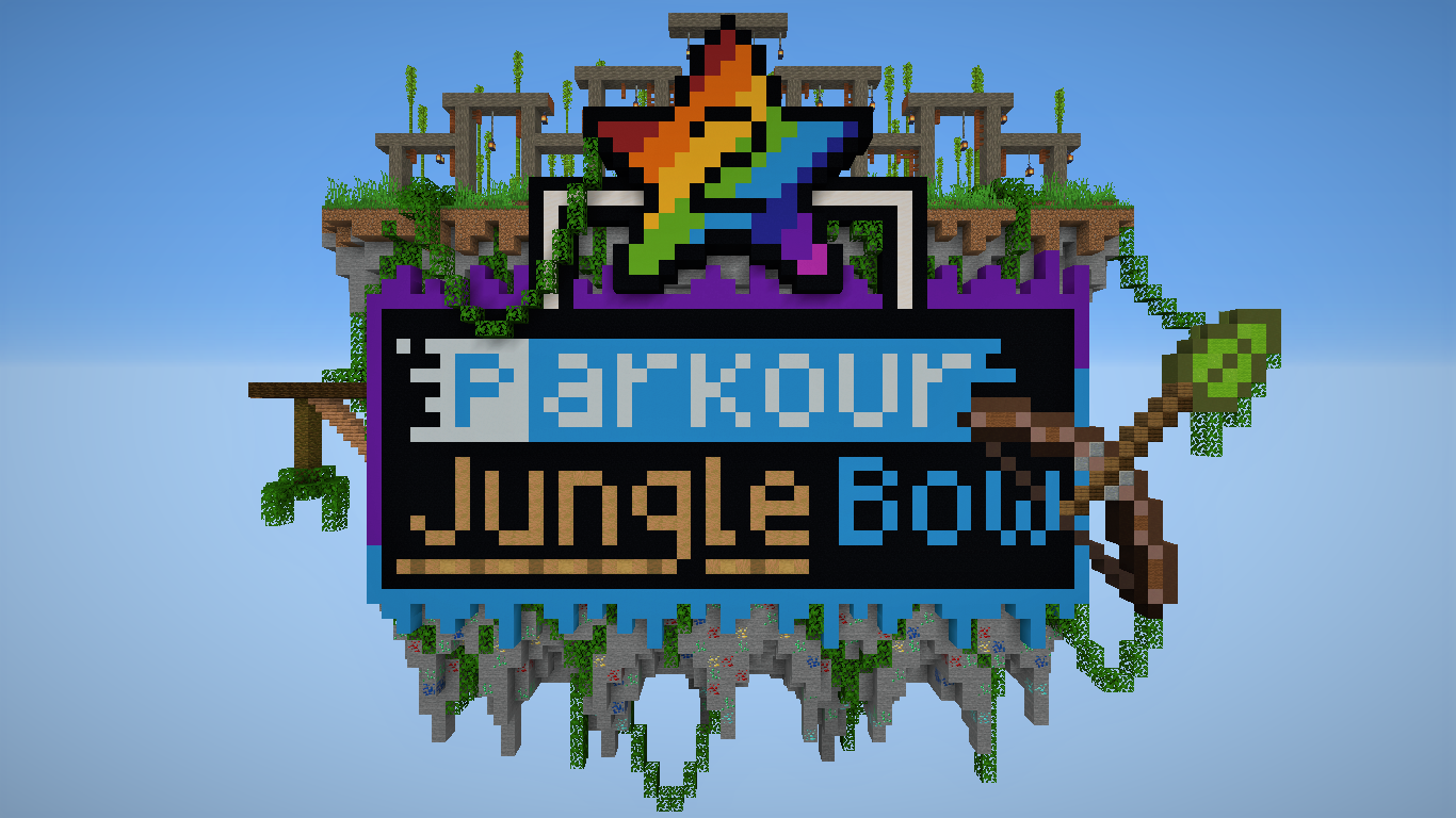 Télécharger Parkour Jungle Bow 2 pour Minecraft 1.15.1