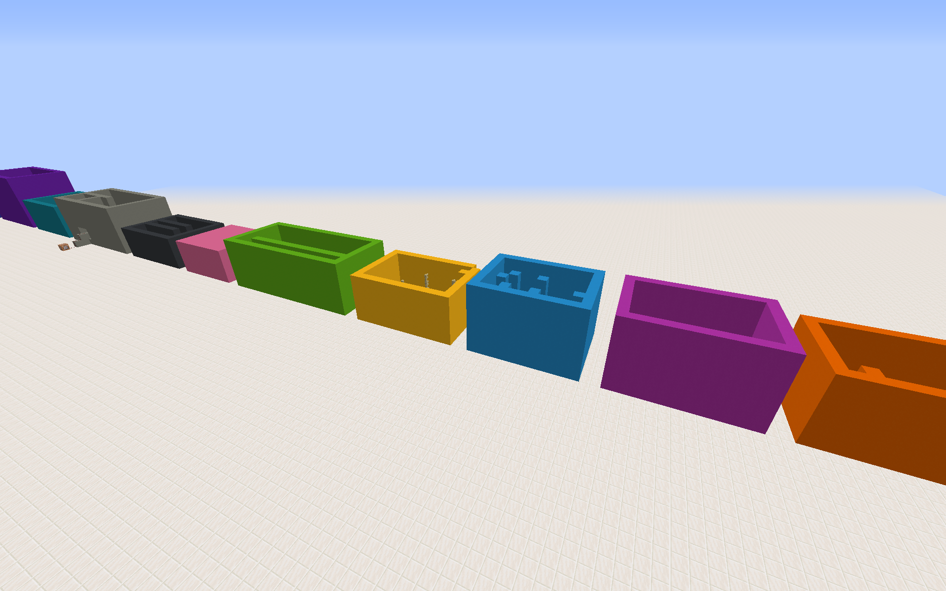 Télécharger Every Color Rainbow Parkour pour Minecraft 1.15.2