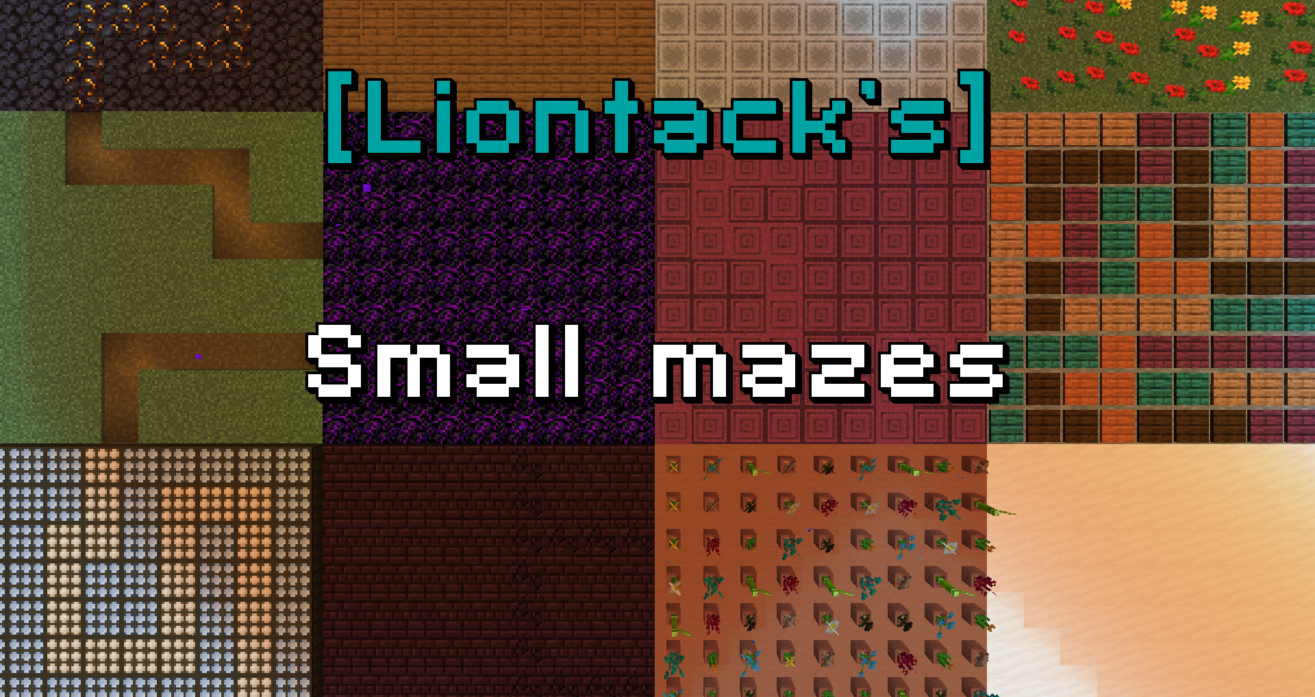 Télécharger [Liontack's] Small Mazes pour Minecraft 1.16.1