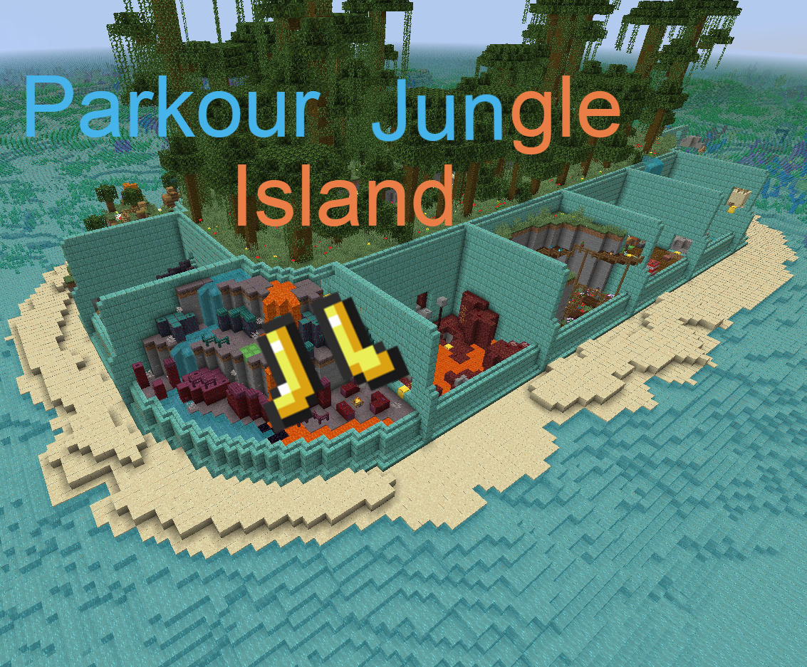 Télécharger Parkour Jungle Island pour Minecraft 1.16.3