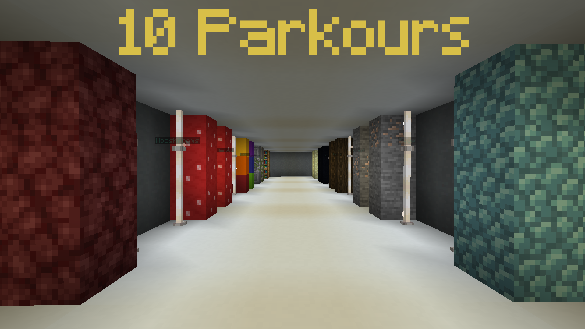 Télécharger 10 Parkours pour Minecraft 1.16.5