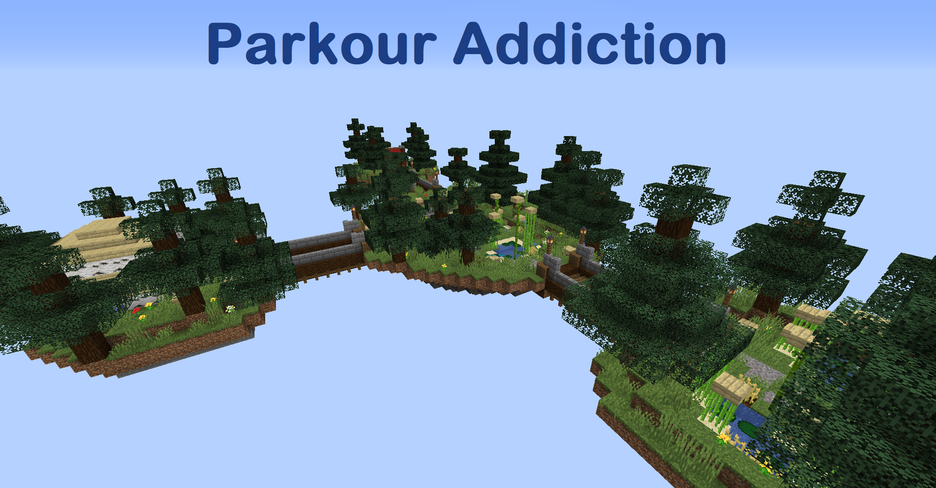 Télécharger Parkour Addiction pour Minecraft 1.16.5