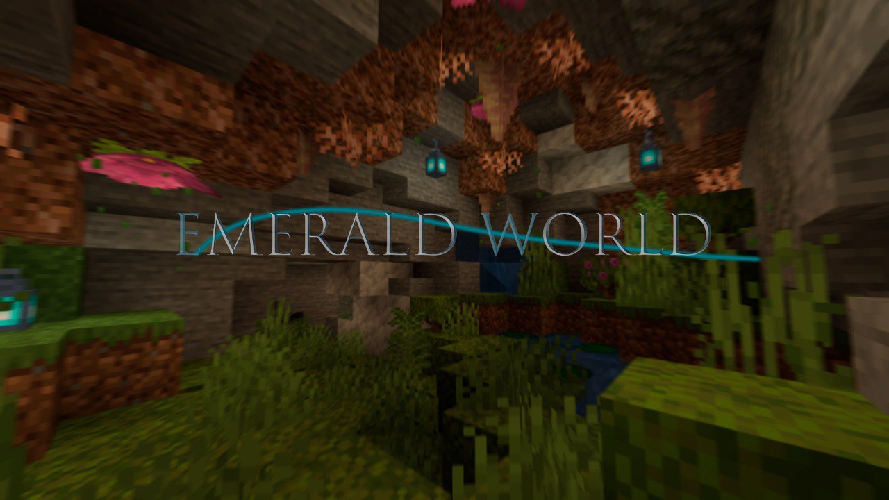 Télécharger Emerald World pour Minecraft 1.17