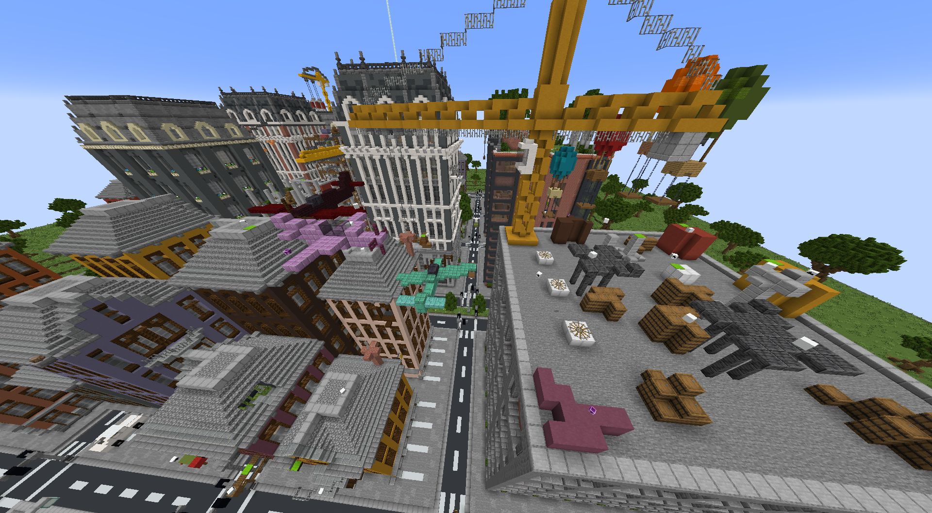 Télécharger Parkour City pour Minecraft 1.17