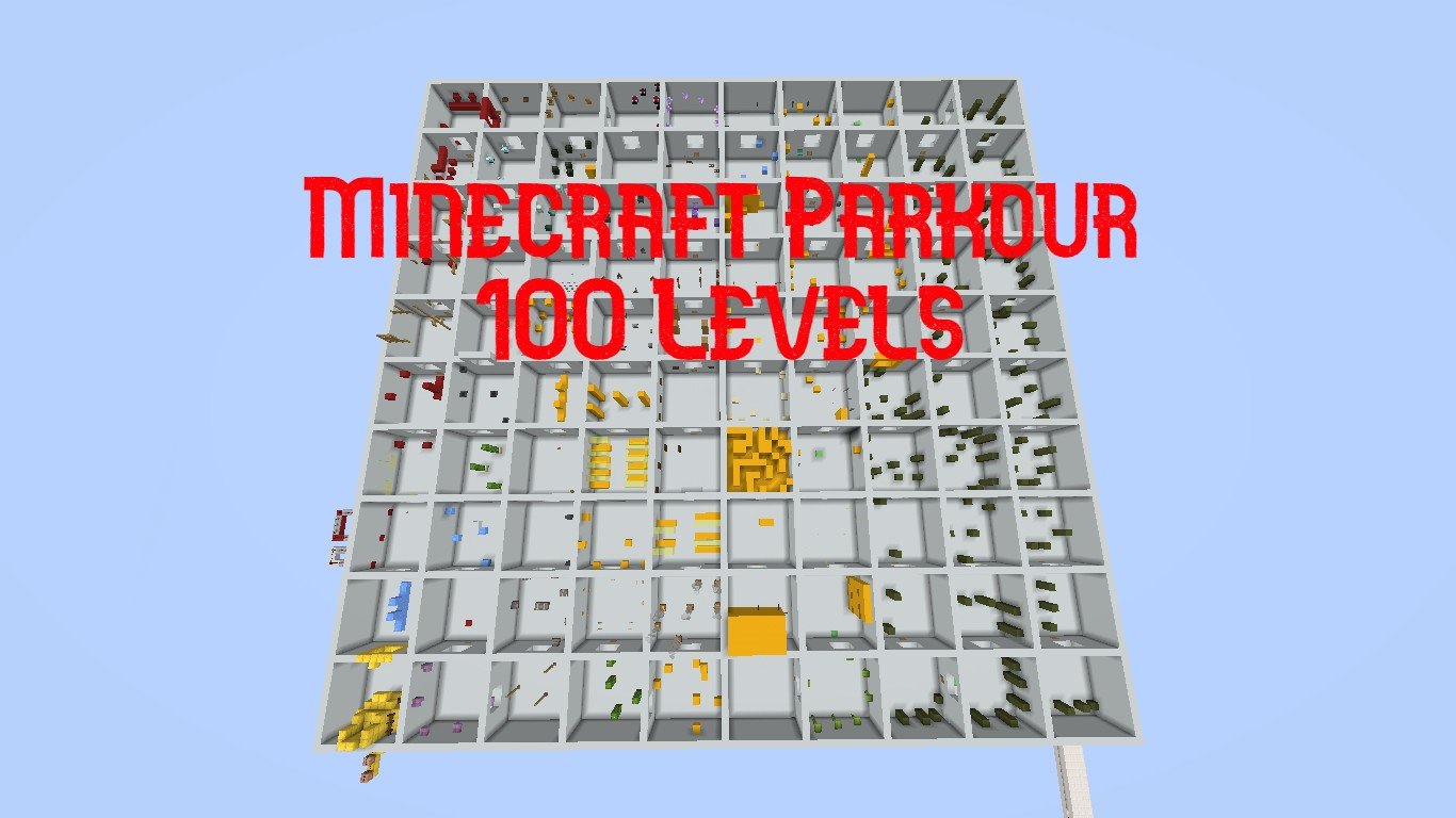 Télécharger MINECRAFT PARKOUR: 100 LEVELS! pour Minecraft 1.17.1
