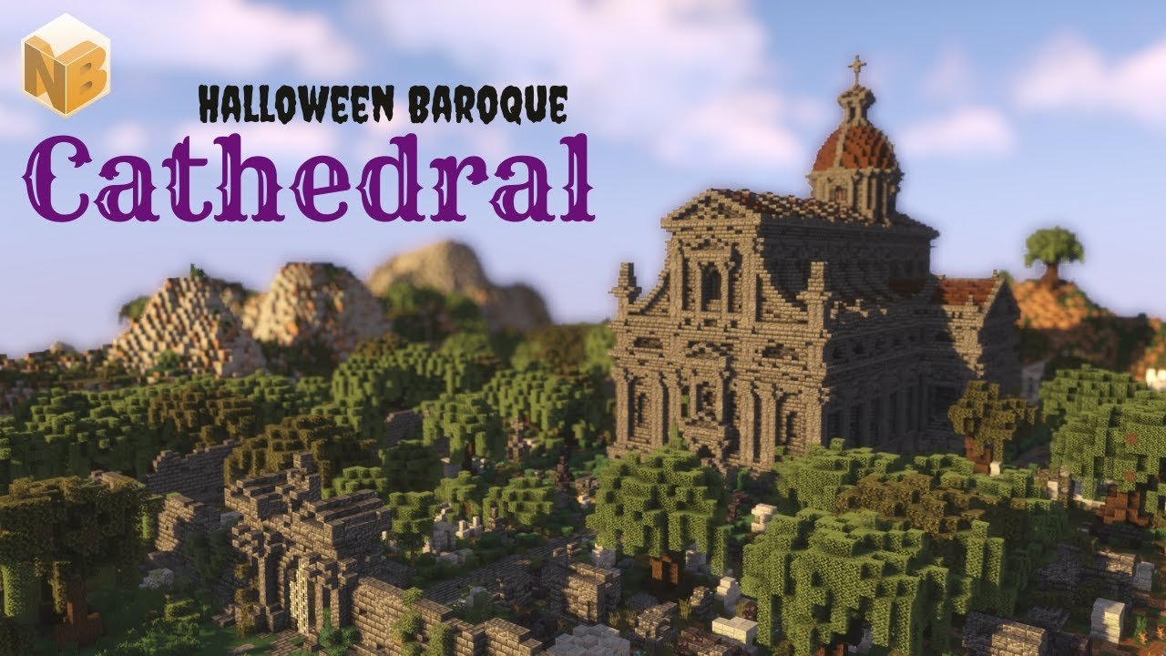Télécharger Baroque Cathedral: Halloween Edition pour Minecraft 1.17.1