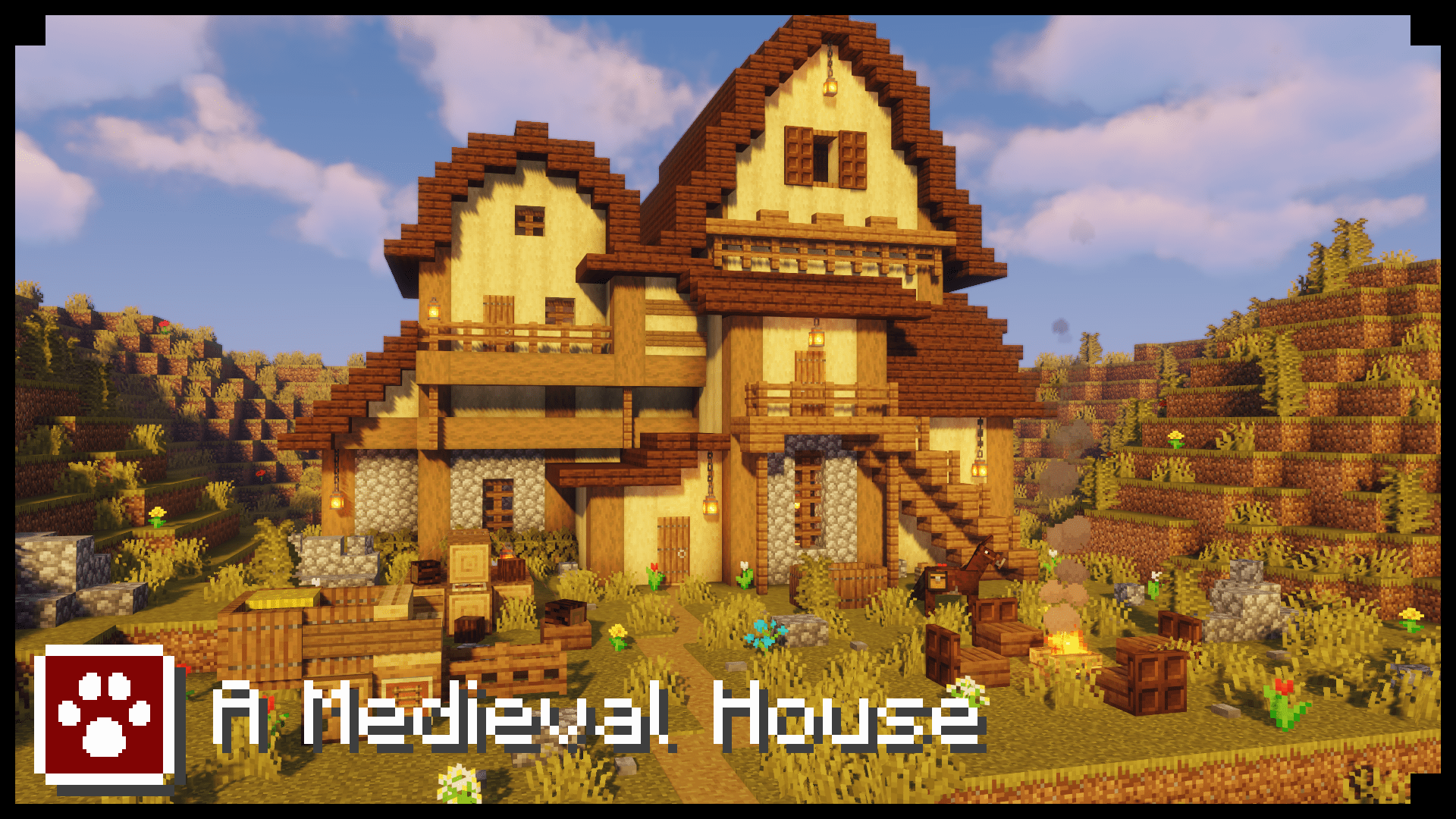 CASA MEDIEVAL / Medieval house_1.18.1 Minecraft Map
