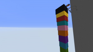 Télécharger Rainbow Parkour (Dropper) pour Minecraft 1.12.2