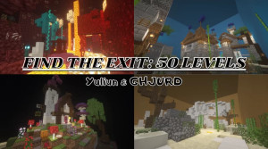 Télécharger Find The Exit: 50 LEVELS 1.1 pour Minecraft 1.16.1