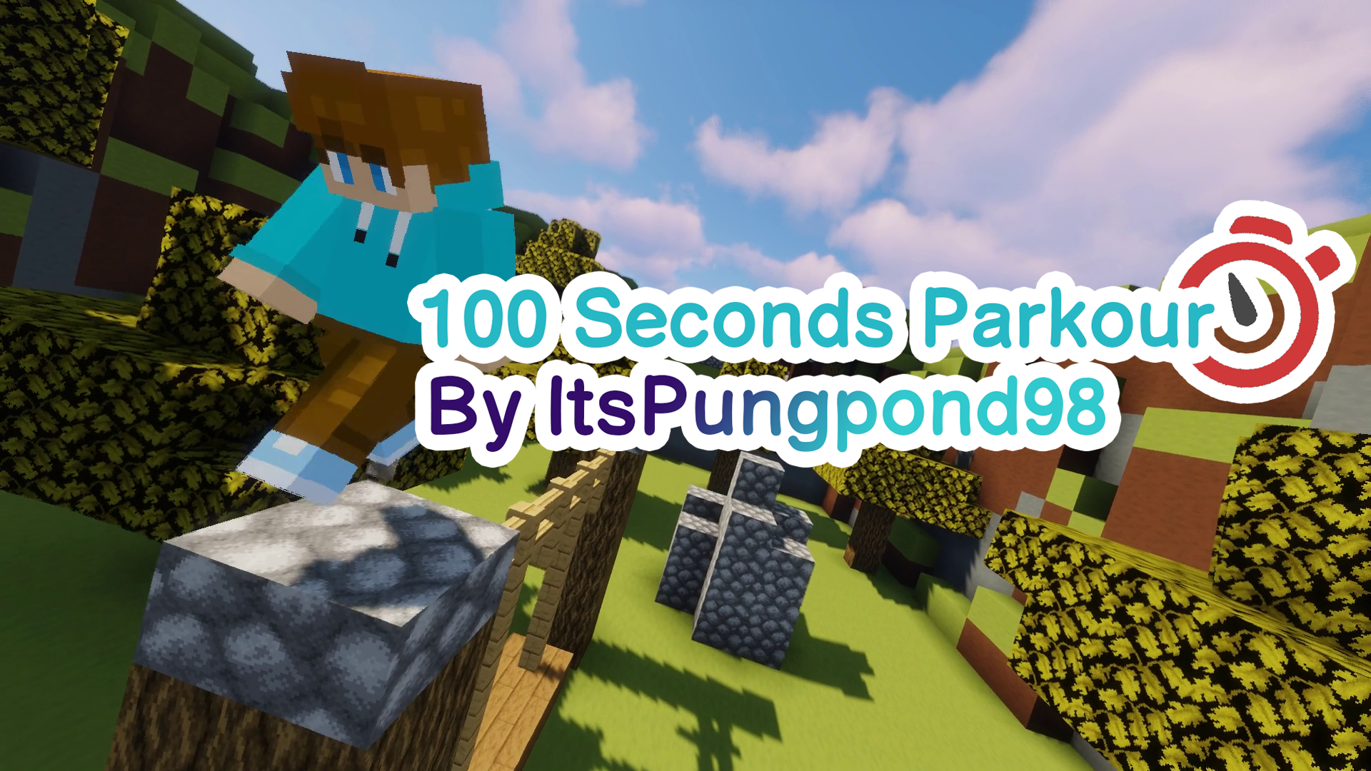 Télécharger 100 Seconds Parkour 1.0 pour Minecraft 1.19.2