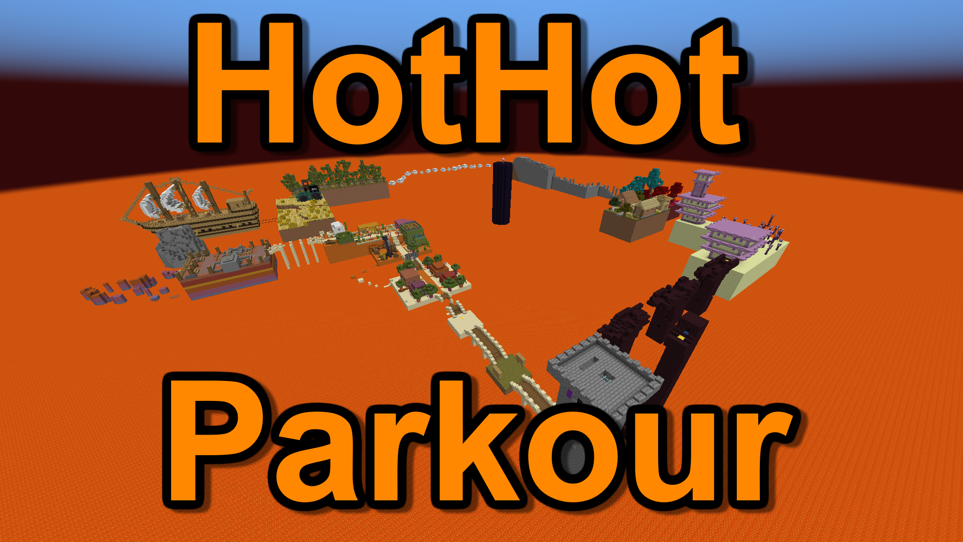 Télécharger HotHot Parkour 1.0 pour Minecraft 1.19.2