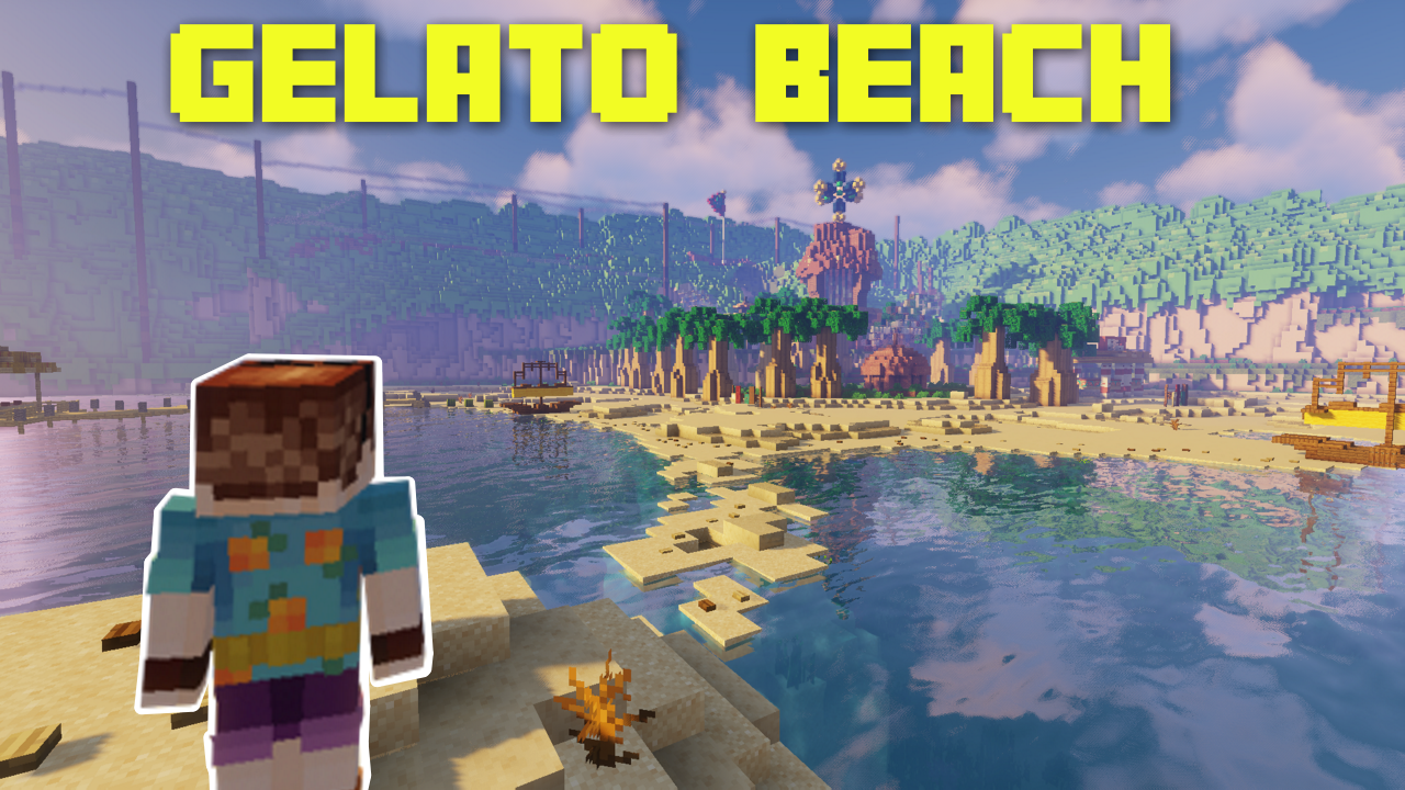 Télécharger Gelato Beach! (Super Mario Sunshine) 1.0 pour Minecraft 1.19