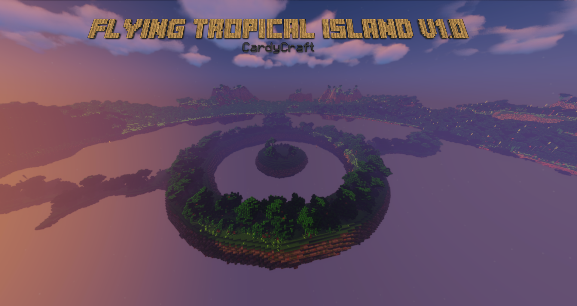 Télécharger Flying Tropical Island 1.0 pour Minecraft 1.19