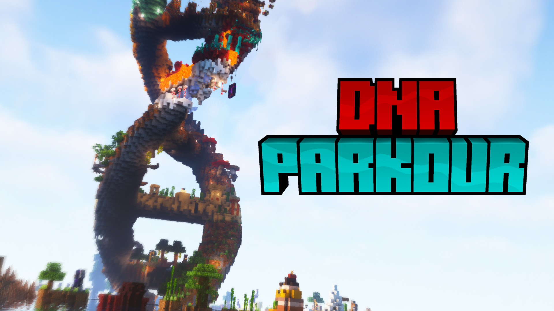 Télécharger DNA Parkour 1.0 pour Minecraft 1.19