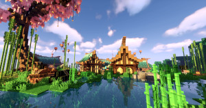 Télécharger Hide & Seek: Panda Village 1.0 pour Minecraft 1.18.2