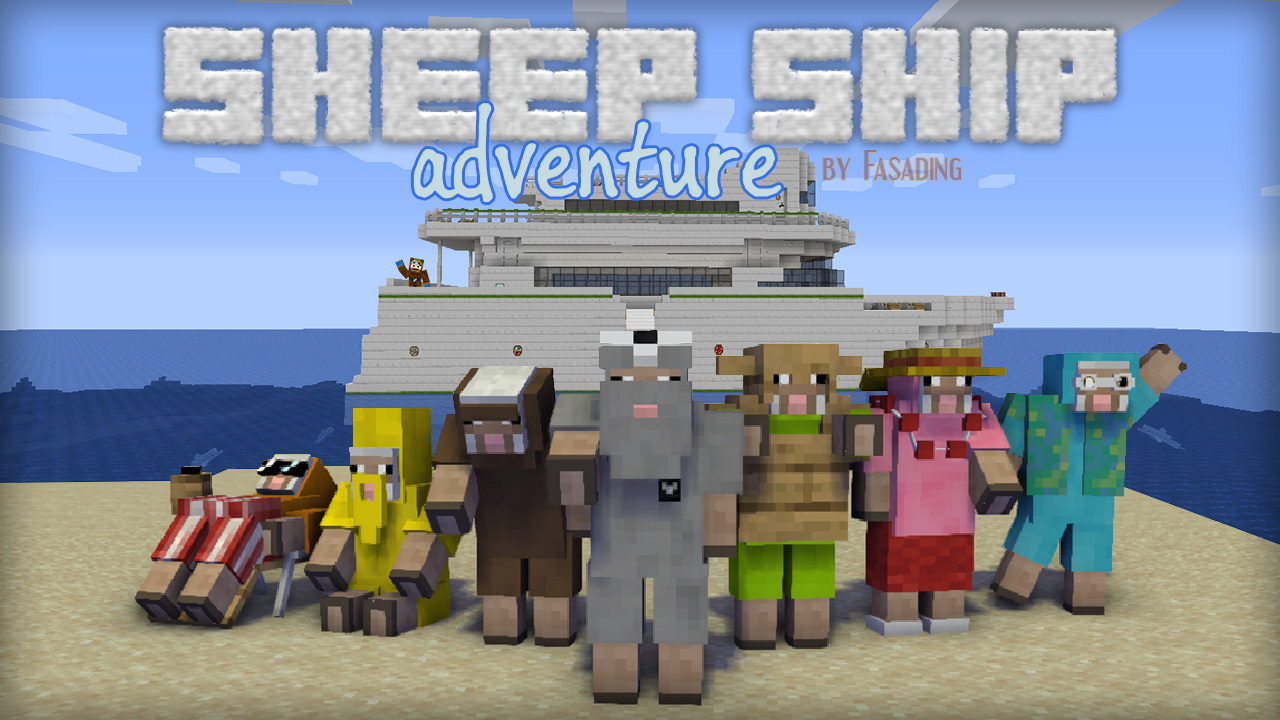 Télécharger Sheep Ship Adventure 1.1.5 pour Minecraft 1.19.3