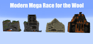 Télécharger Modern Mega Race for the Wool 1.0 pour Minecraft 1.18.1