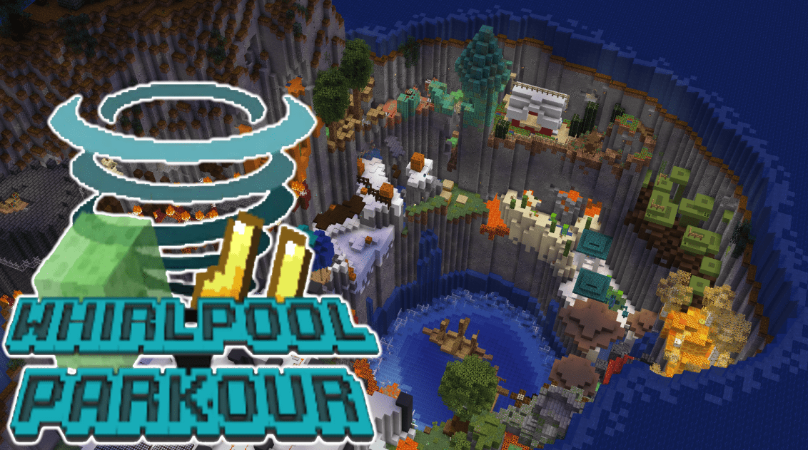 Télécharger Whirlpool Parkour 1.1 pour Minecraft 1.18.1