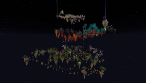 Télécharger Floating Islands Parkour 1.0 pour Minecraft 1.19.4