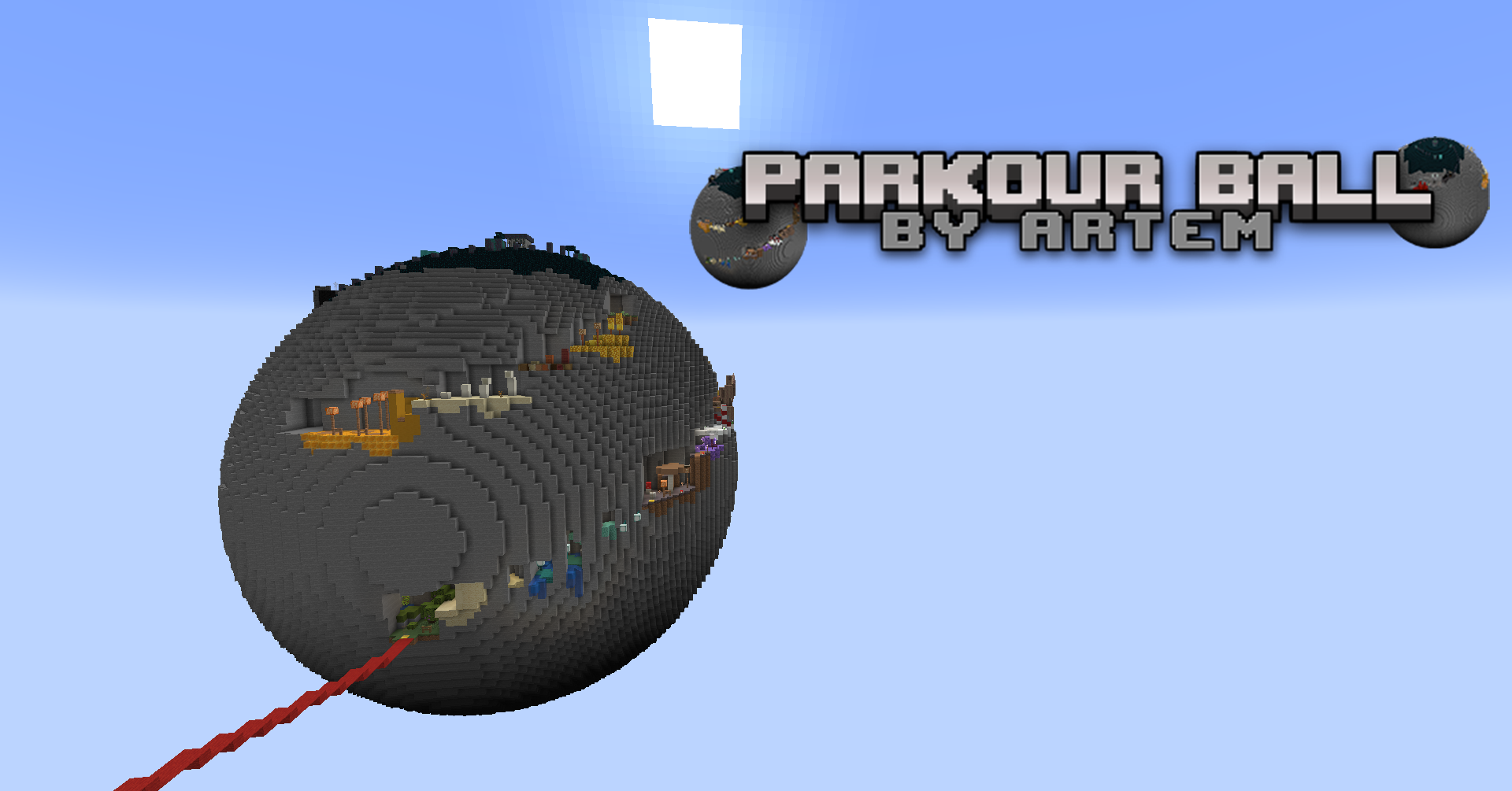 Télécharger Parkour Ball 1.0 pour Minecraft 1.19.3