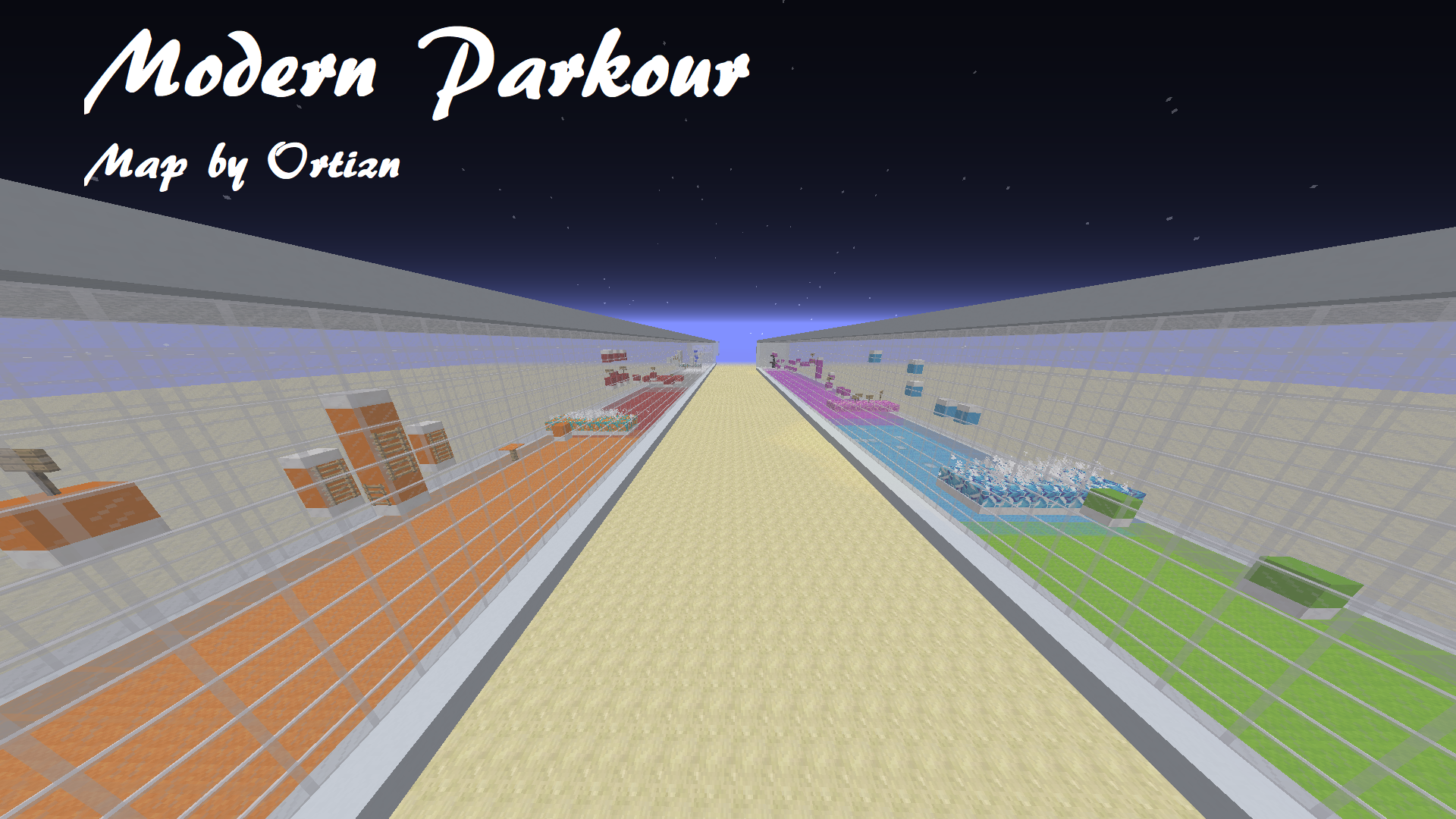Télécharger Modern Parkour pour Minecraft 1.12.2