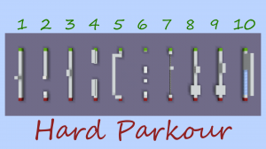 Télécharger Hard Parkour pour Minecraft 1.12.1
