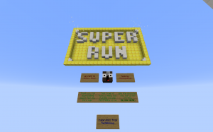 Télécharger Super Run pour Minecraft 1.12