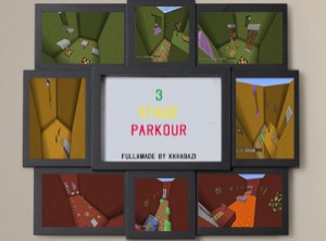 Télécharger 3 Stage Parkour pour Minecraft 1.11.2