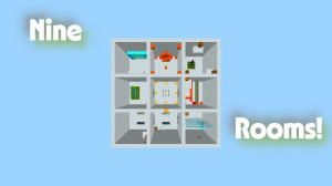 Télécharger Nine Rooms pour Minecraft 1.21.4