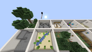 Télécharger Parkour Through Squares pour Minecraft 1.21.5
