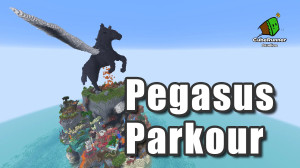 Télécharger Pegasus Parkour pour Minecraft 1.21.6